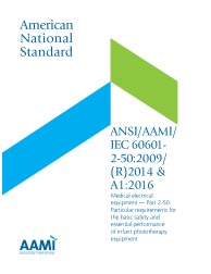 ANSI/AAMI/IEC 60601-2-50:2009/(R)2014 & A1:2016