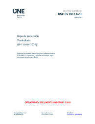 UNE-EN ISO 11610:2024