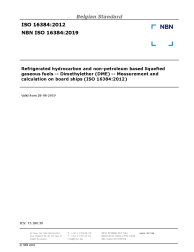 NBN ISO 16384:2019