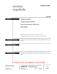 UNE-EN 3965:2002 (R2017)