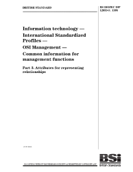 BS ISO/IEC ISP 12059-3:1995