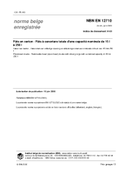 NBN EN 12710:2006