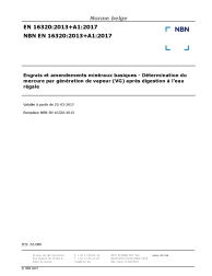 NBN EN 16320:2013+A1:2017