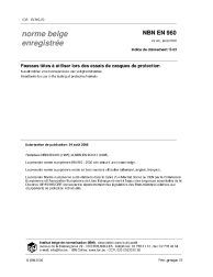 NBN EN 960:2006