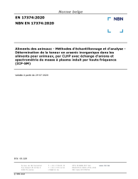 NBN EN 17374:2020