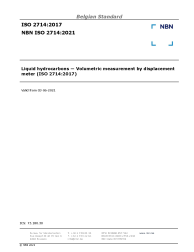 NBN ISO 2714:2021