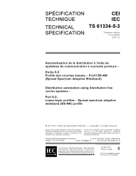 IEC TS 61334-5-3:2001