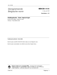 NBN EN 14144:2003