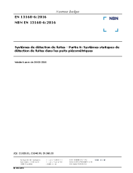 NBN EN 13160-6:2016
