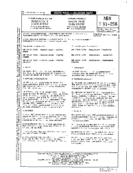 NBN T 91-256:1977