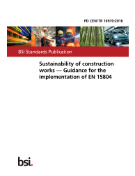 PD CEN/TR 16970:2016