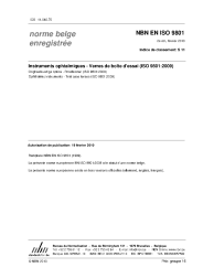NBN EN ISO 9801:2010