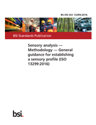 BS EN ISO 13299:2016