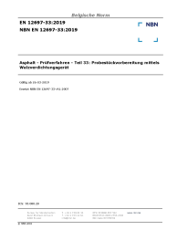 NBN EN 12697-33:2019
