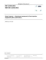 NBN ISO 12345:2021
