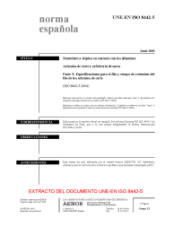 UNE-EN ISO 8442-5:2005