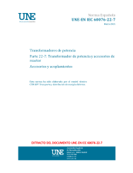 UNE-EN IEC 60076-22-7:2021