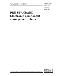 PD IEC/PAS 62239:2001