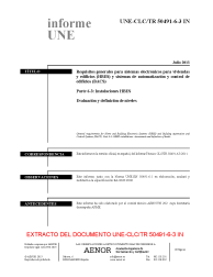 UNE-CLC/TR 50491-6-3:2013 IN