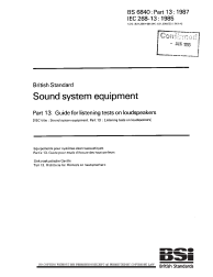 BS 6840-13:1987