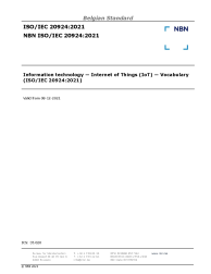 NBN ISO/IEC 20924:2021