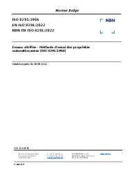NBN EN ISO 8291:2022