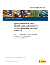 PD CISPR/TR 16-4-1:2009