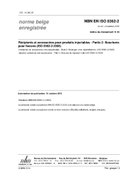NBN EN ISO 8362-2:2010