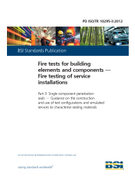 PD ISO/TR 10295-3:2012