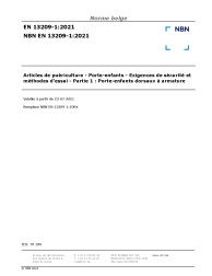 NBN EN 13209-1:2021