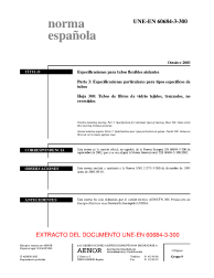 UNE-EN 60684-3-300:2003