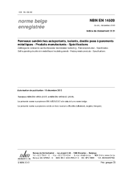 NBN EN 14509:2013