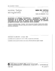NBN EN 12373-6:1999