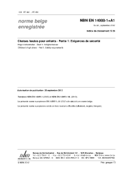 NBN EN 14988-1+A1:2012