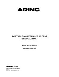 ARINC Report 644:1993