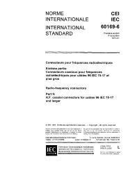 IEC 60169-6:1971