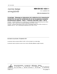 NBN EN ISO 16251-1:2014