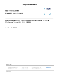 NBN ISO 9022-3:2023
