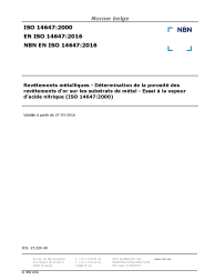 NBN EN ISO 14647:2016