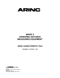 ARINC Characteristic 709-8:1988