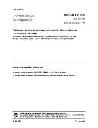 NBN EN ISO 585:1999