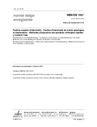 NBN EN 1847:2010