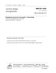 NBN EN 15602:2008