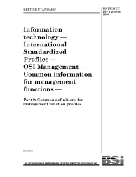 BS ISO/IEC ISP 12059-0:1995