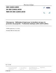 NBN EN ISO 22653:2018