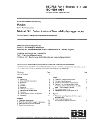 BS 2782-1 Method 141:1986