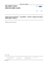 NBN ISO 10987-3:2021