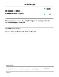 NBN EN 13108-20:2016