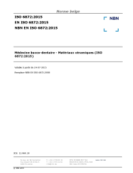 NBN EN ISO 6872:2015