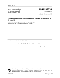 NBN EN 12674-2:2002